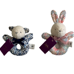 育児工房日本製ラトル(にぎにぎ)・リバティプリント使用